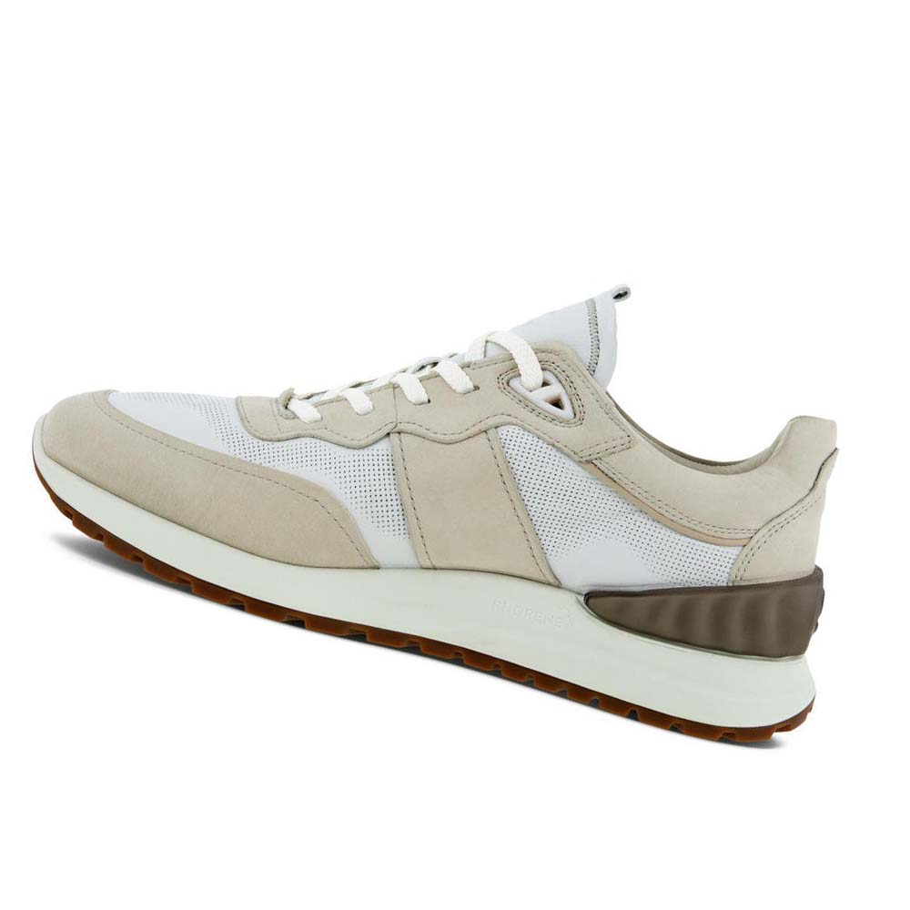 Pánské Boty Casual Ecco Astir Retro Bílé | CZ 458VRW